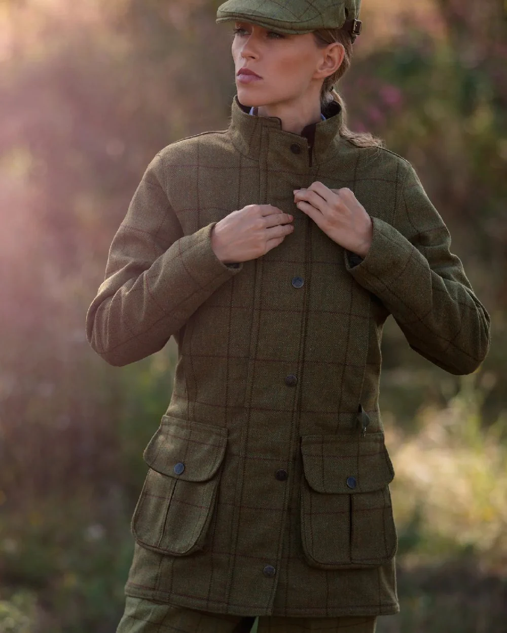 Alan Paine Rutland Ladies Waterproof Tweed Jacket - Image 3
