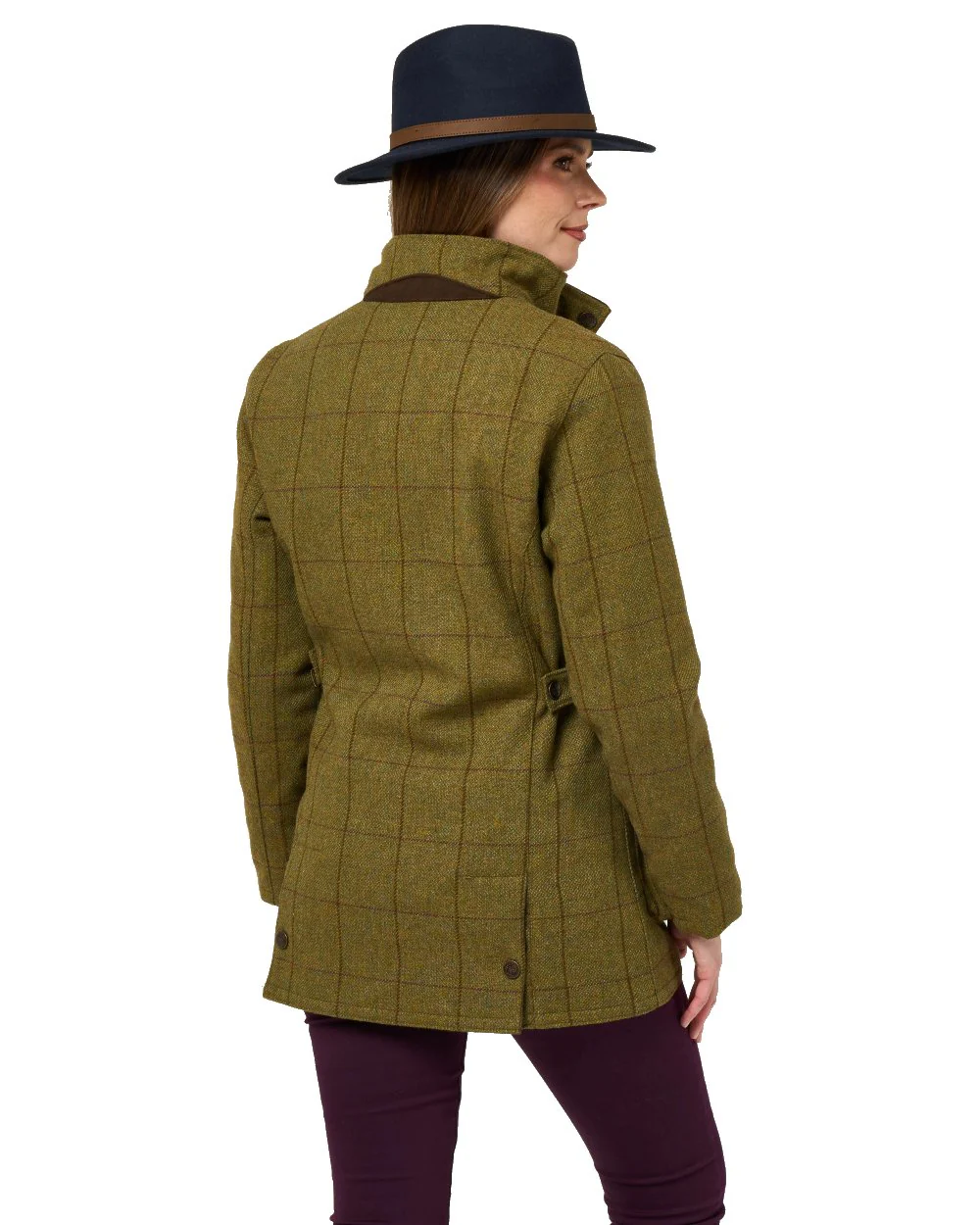 Alan Paine Rutland Ladies Waterproof Tweed Jacket - Image 4