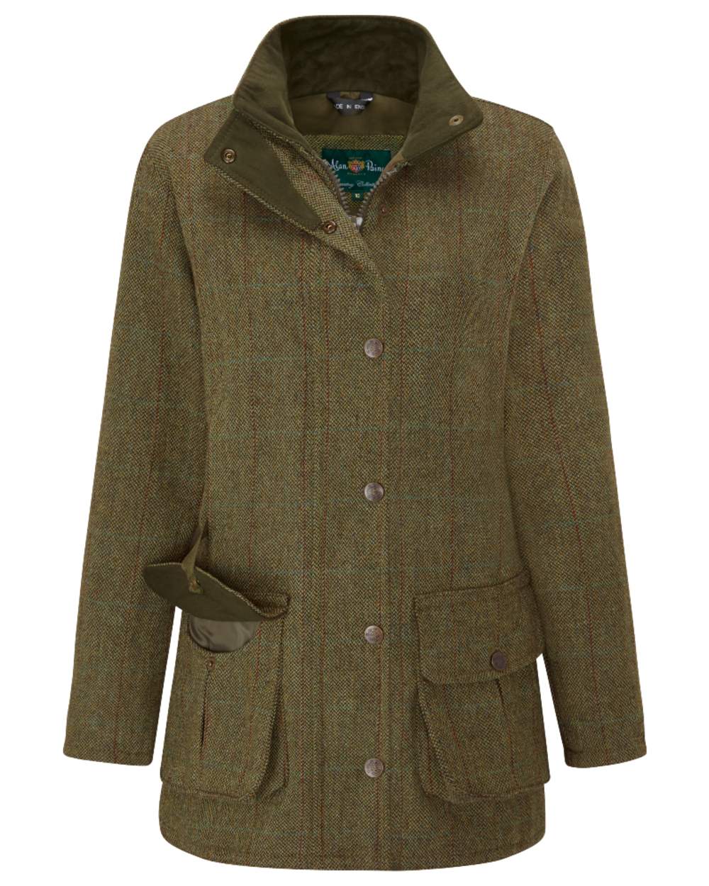 Alan Paine Rutland Ladies Waterproof Tweed Jacket - Image 8