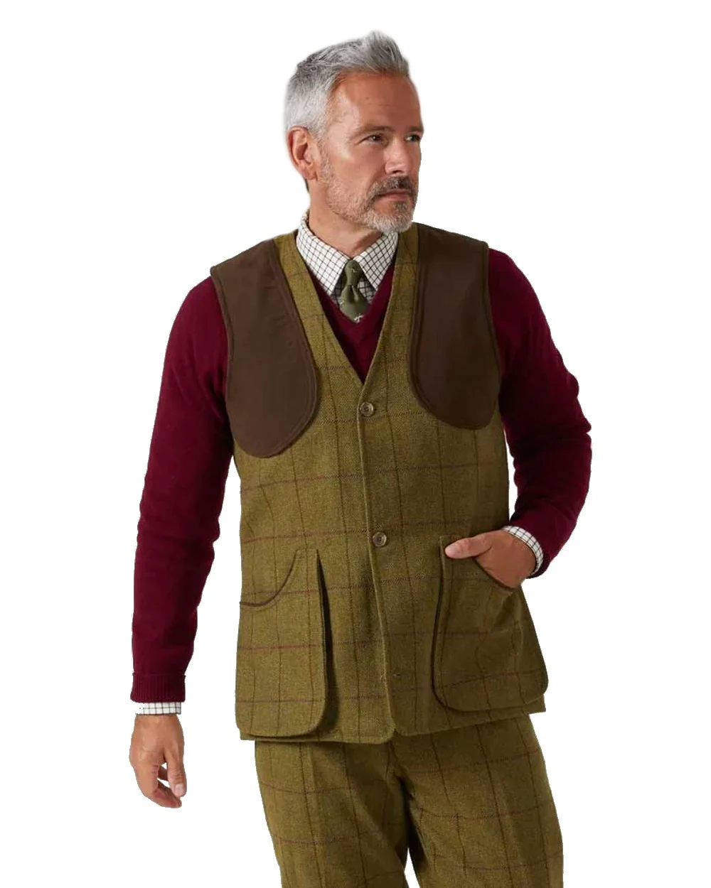 Alan Paine Rutland Tweed Shooting Waistcoat - Image 14