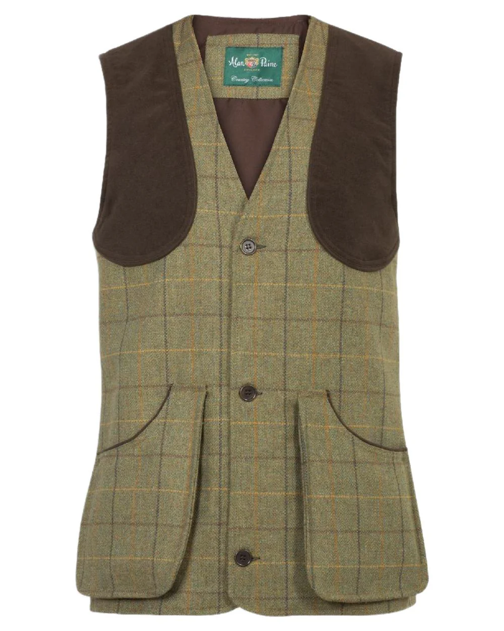 Alan Paine Rutland Tweed Shooting Waistcoat - Image 3