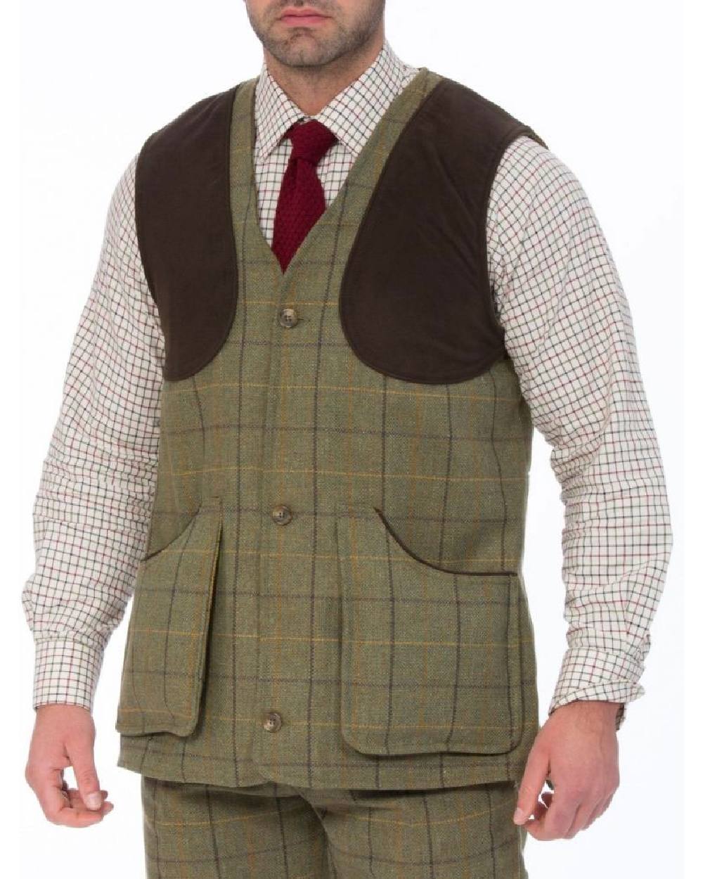 Alan Paine Rutland Tweed Shooting Waistcoat - Image 8