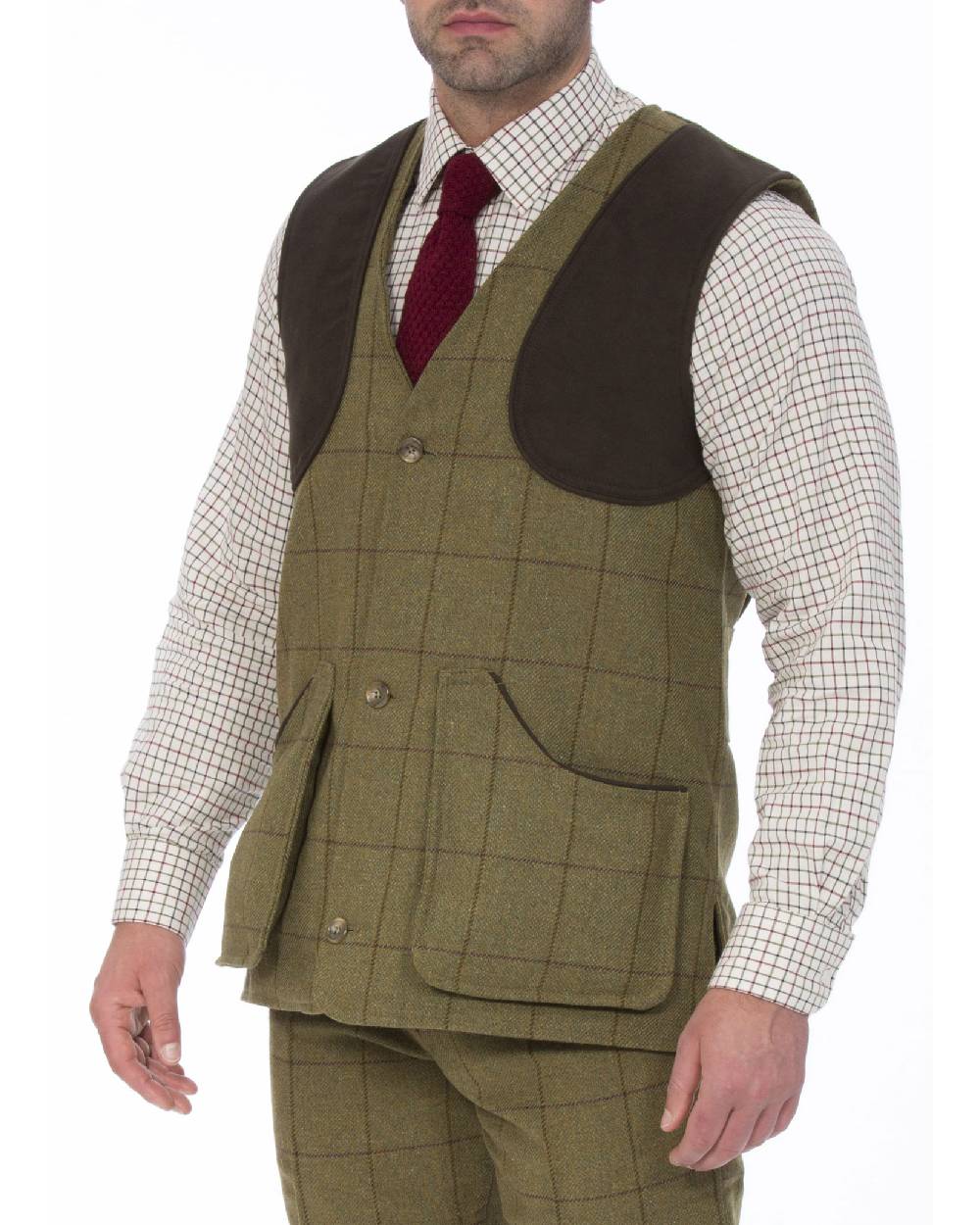 Alan Paine Rutland Tweed Shooting Waistcoat - Image 9