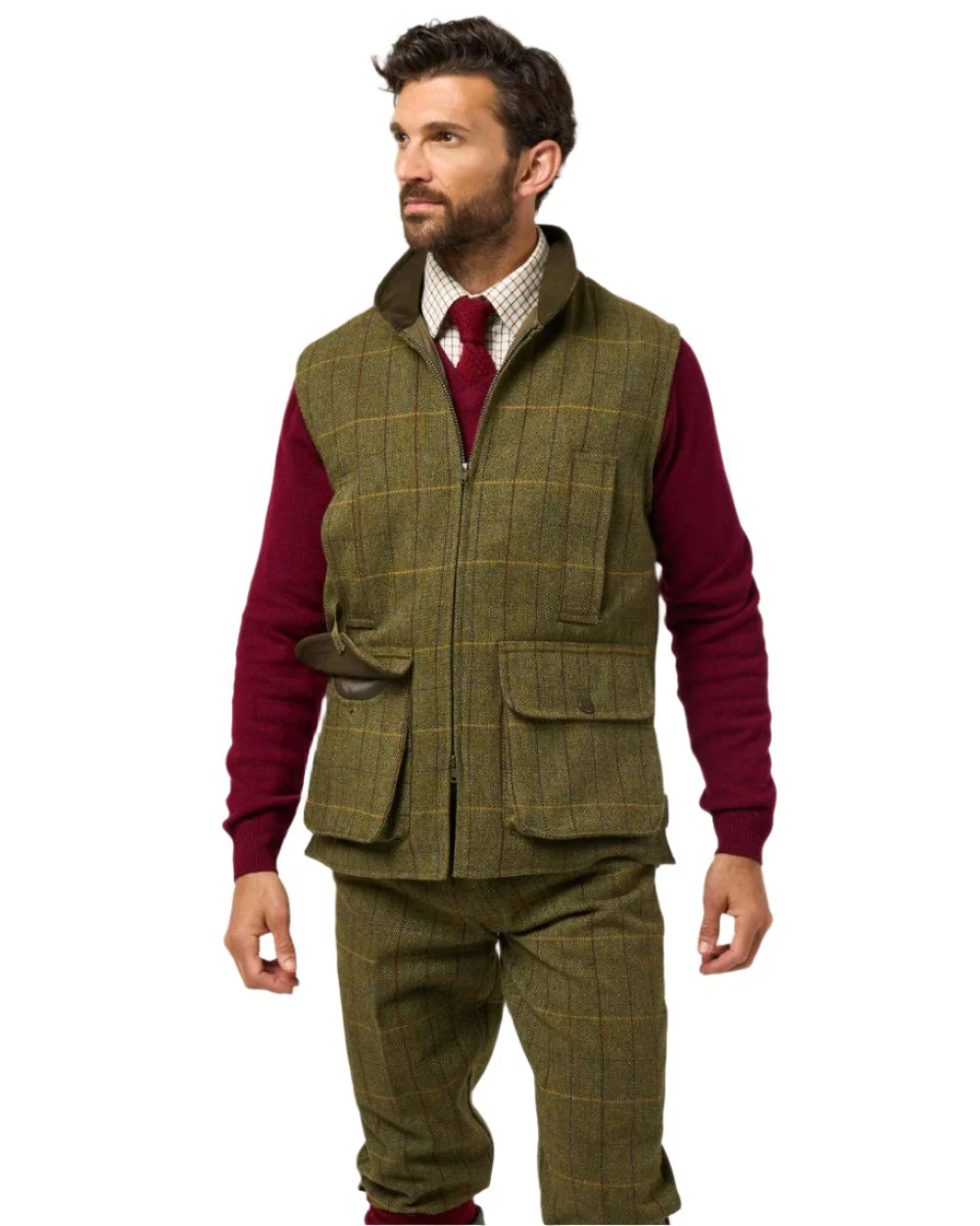 Alan Paine Rutland Tweed Waistcoat - Image 17