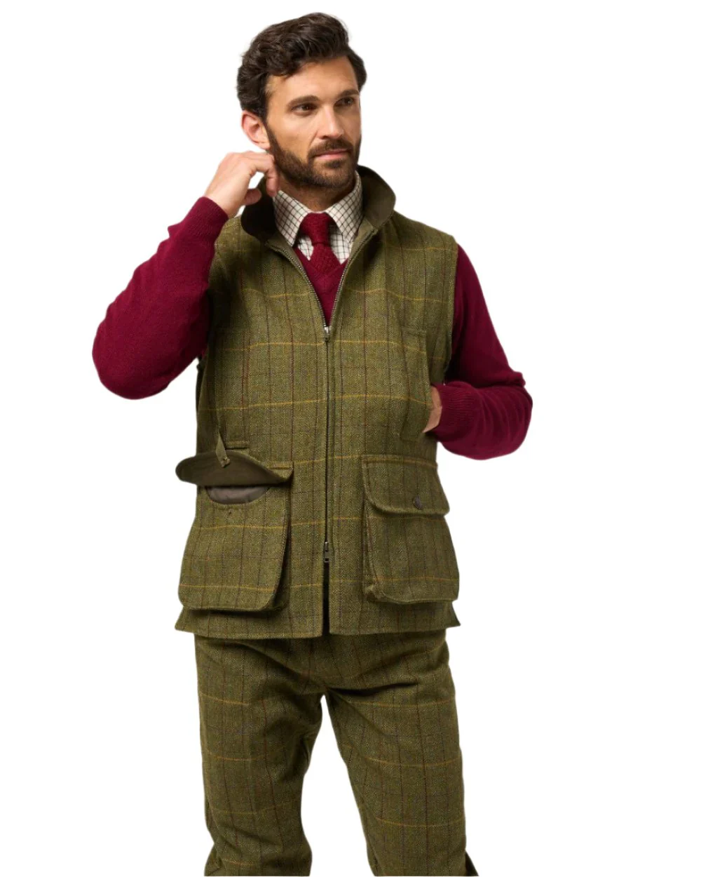 Alan Paine Rutland Tweed Waistcoat - Image 20
