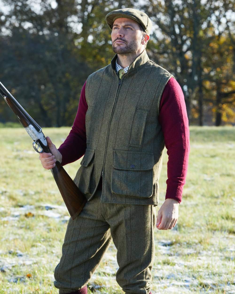 Alan Paine Rutland Tweed Waistcoat - Image 4
