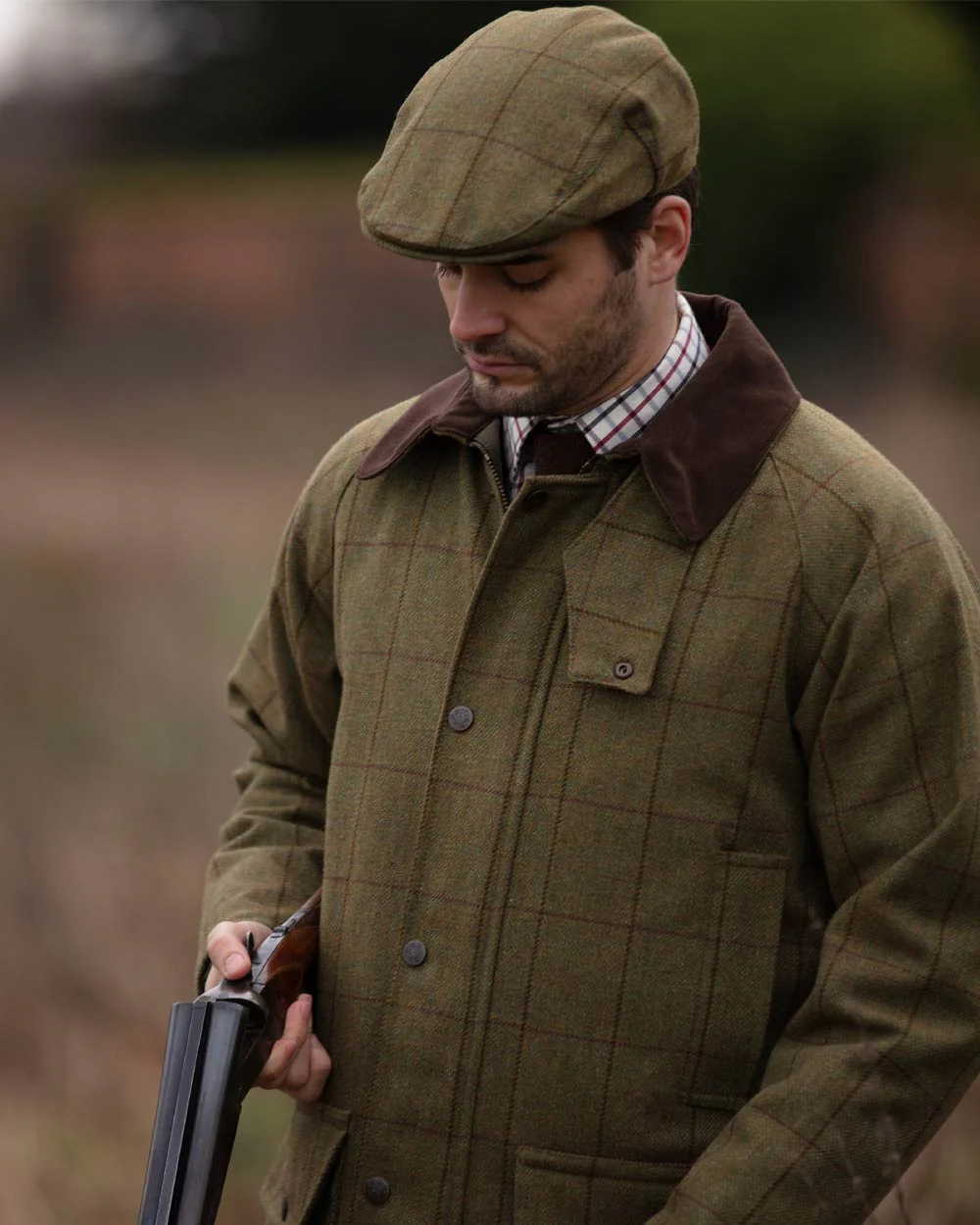 Alan Paine Rutland Waterproof Tweed Shooting Coat - Image 11