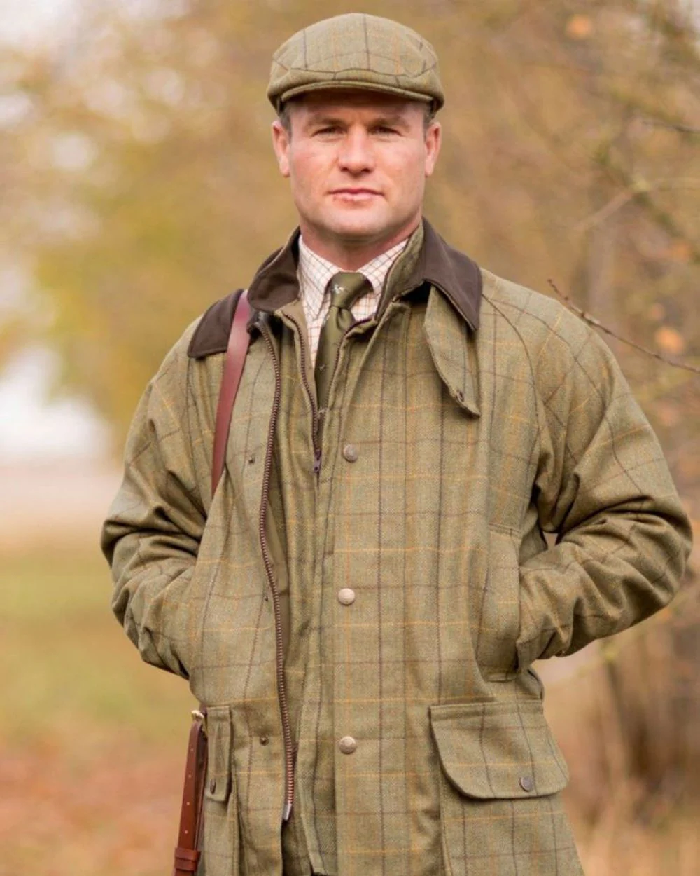 Alan Paine Rutland Waterproof Tweed Shooting Coat - Image 14
