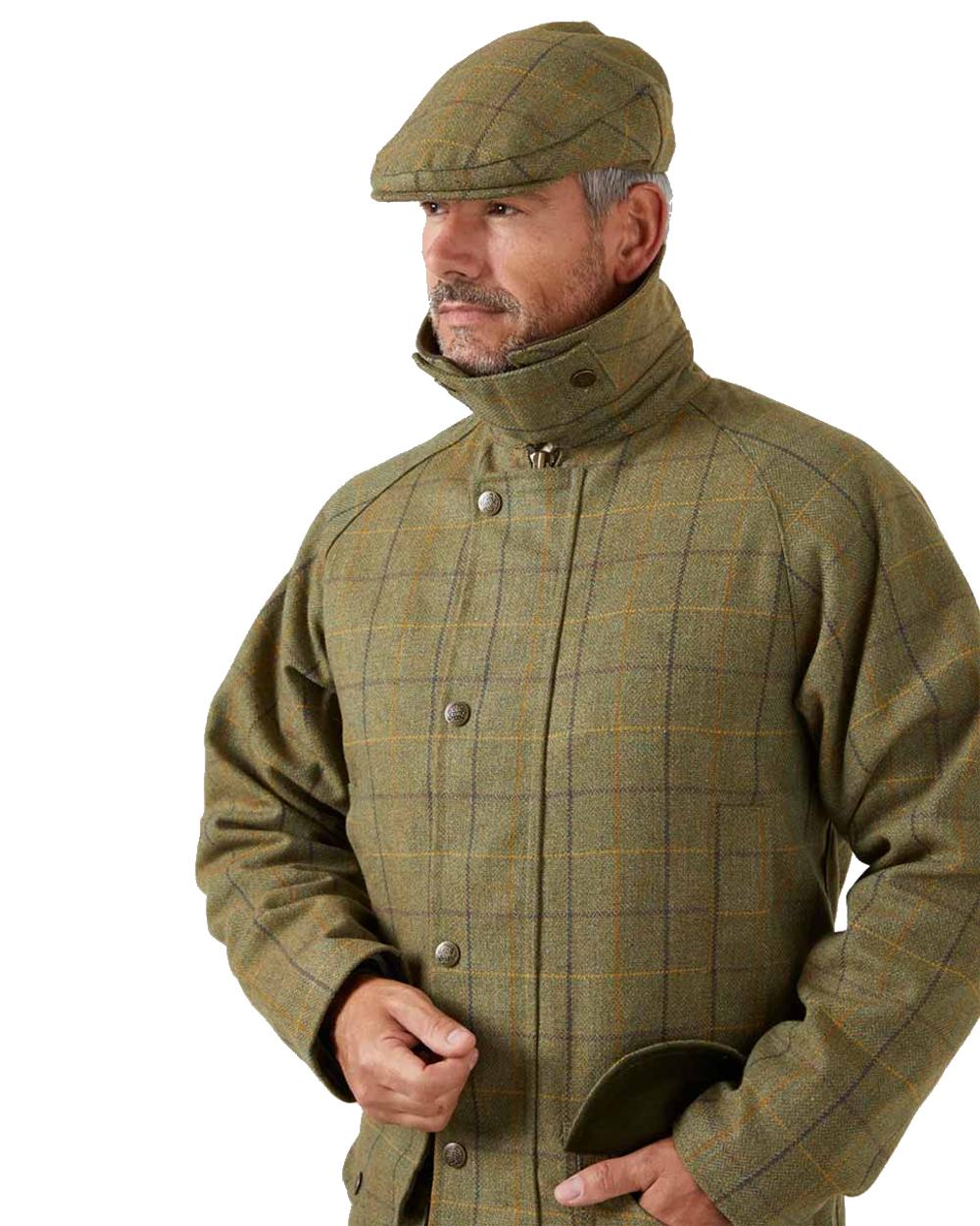 Alan Paine Rutland Waterproof Tweed Shooting Coat - Image 17