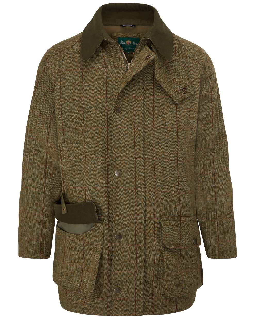 Alan Paine Rutland Waterproof Tweed Shooting Coat - Image 21