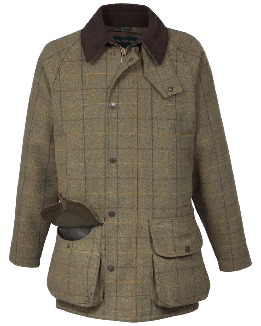 Alan Paine Rutland Waterproof Tweed Shooting Coat - Image 3