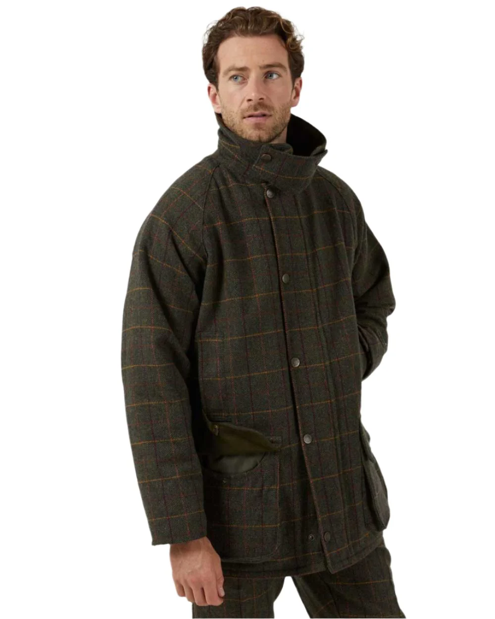 Alan Paine Rutland Waterproof Tweed Shooting Coat - Image 7