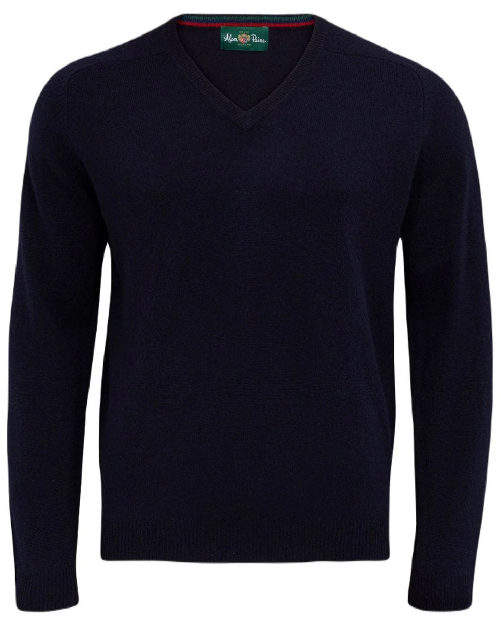 Alan Paine Streetly Lambswool V Neck Jumper - Image 12