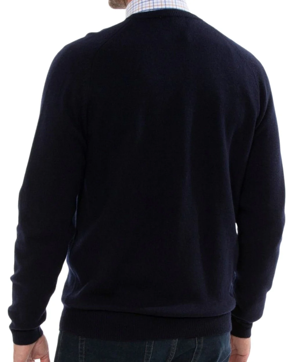Alan Paine Streetly Lambswool V Neck Jumper - Image 13