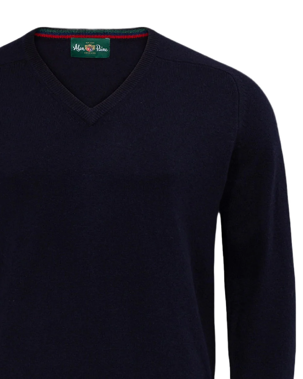 Alan Paine Streetly Lambswool V Neck Jumper - Image 14