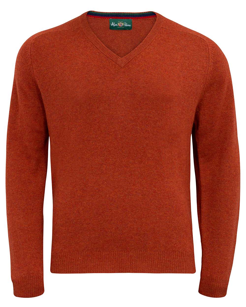 Alan Paine Streetly Lambswool V Neck Jumper - Image 16