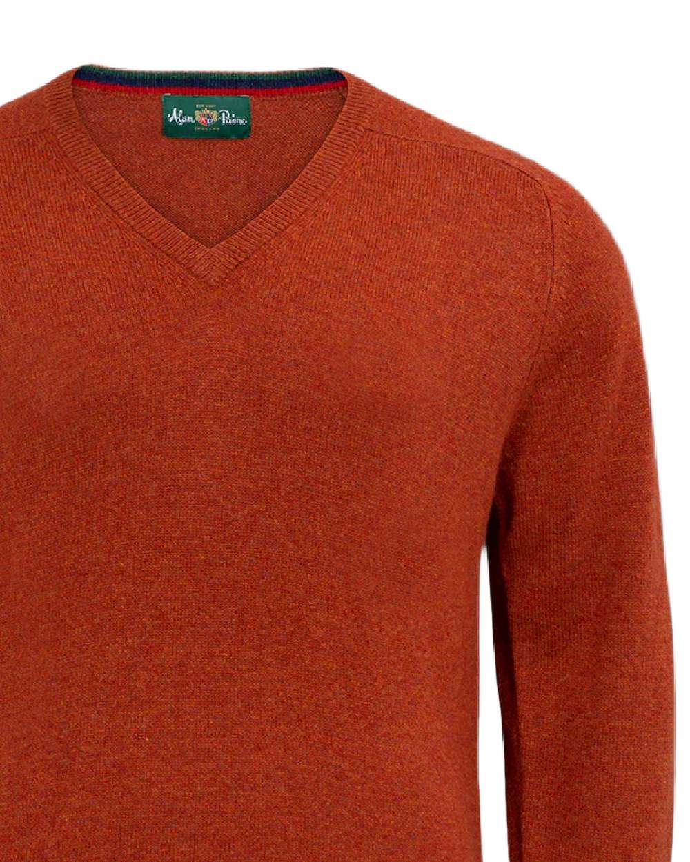 Alan Paine Streetly Lambswool V Neck Jumper - Image 19