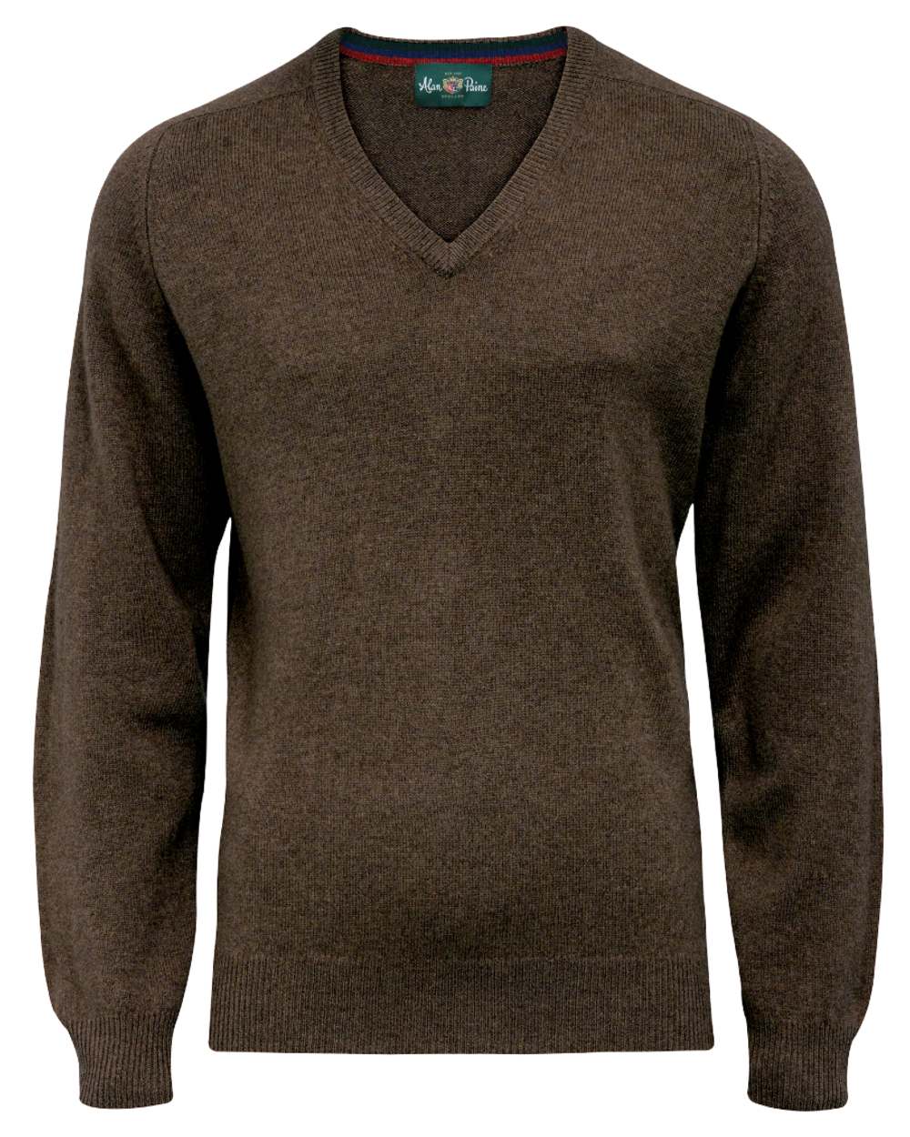 Alan Paine Streetly Lambswool V Neck Jumper - Image 22