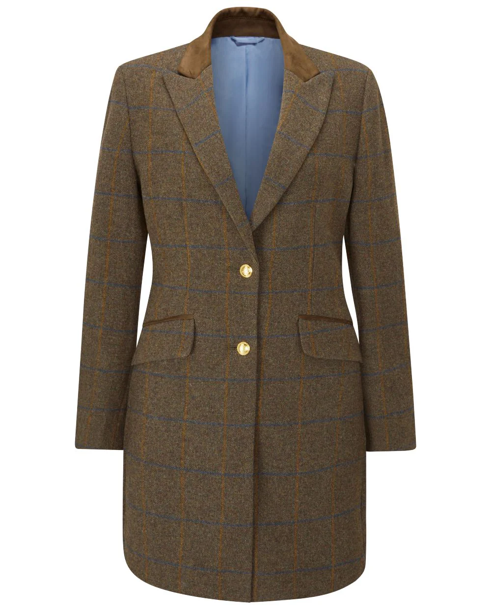 Alan Paine Surrey Mid-Thigh Tweed Coat - Image 5