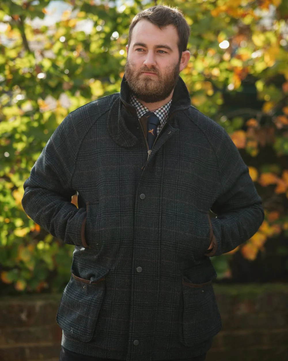Alan Paine Surrey Waterproof Tweed Coat - Image 2