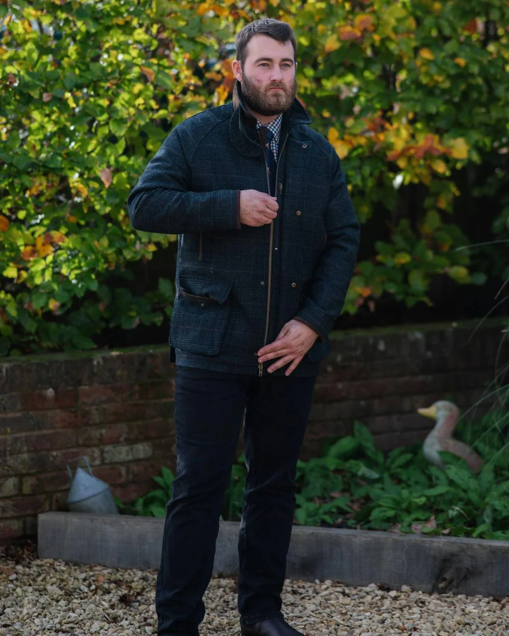 Alan Paine Surrey Waterproof Tweed Coat - Image 3