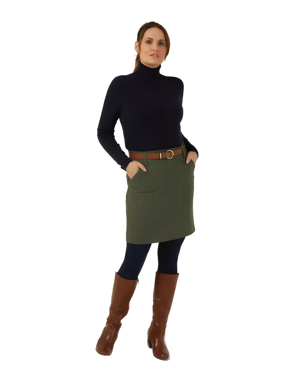 Alan Paine Combrook Tweed Skirt - Image 6