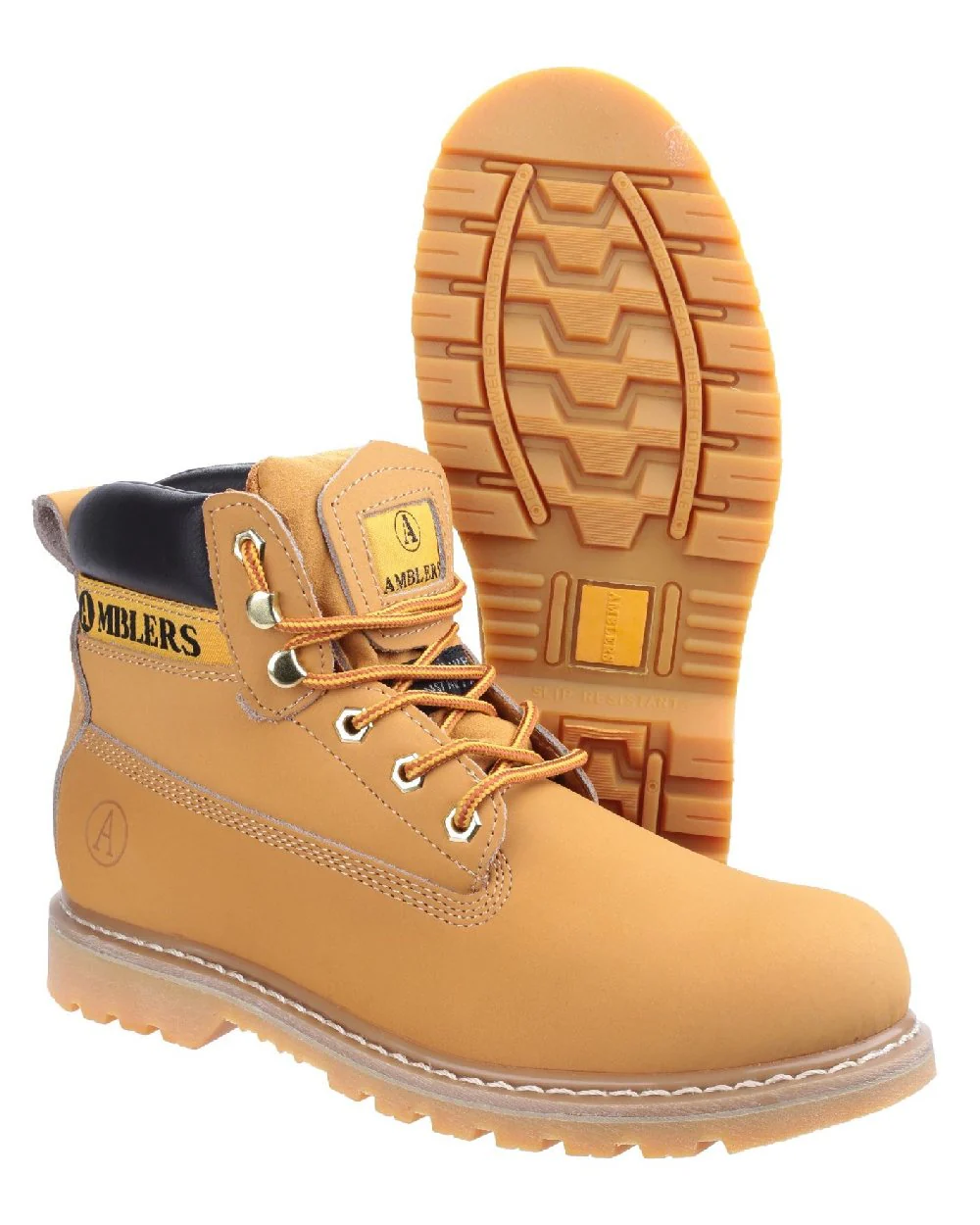 Amblers Mens Tavistock Lace Boots - Image 2