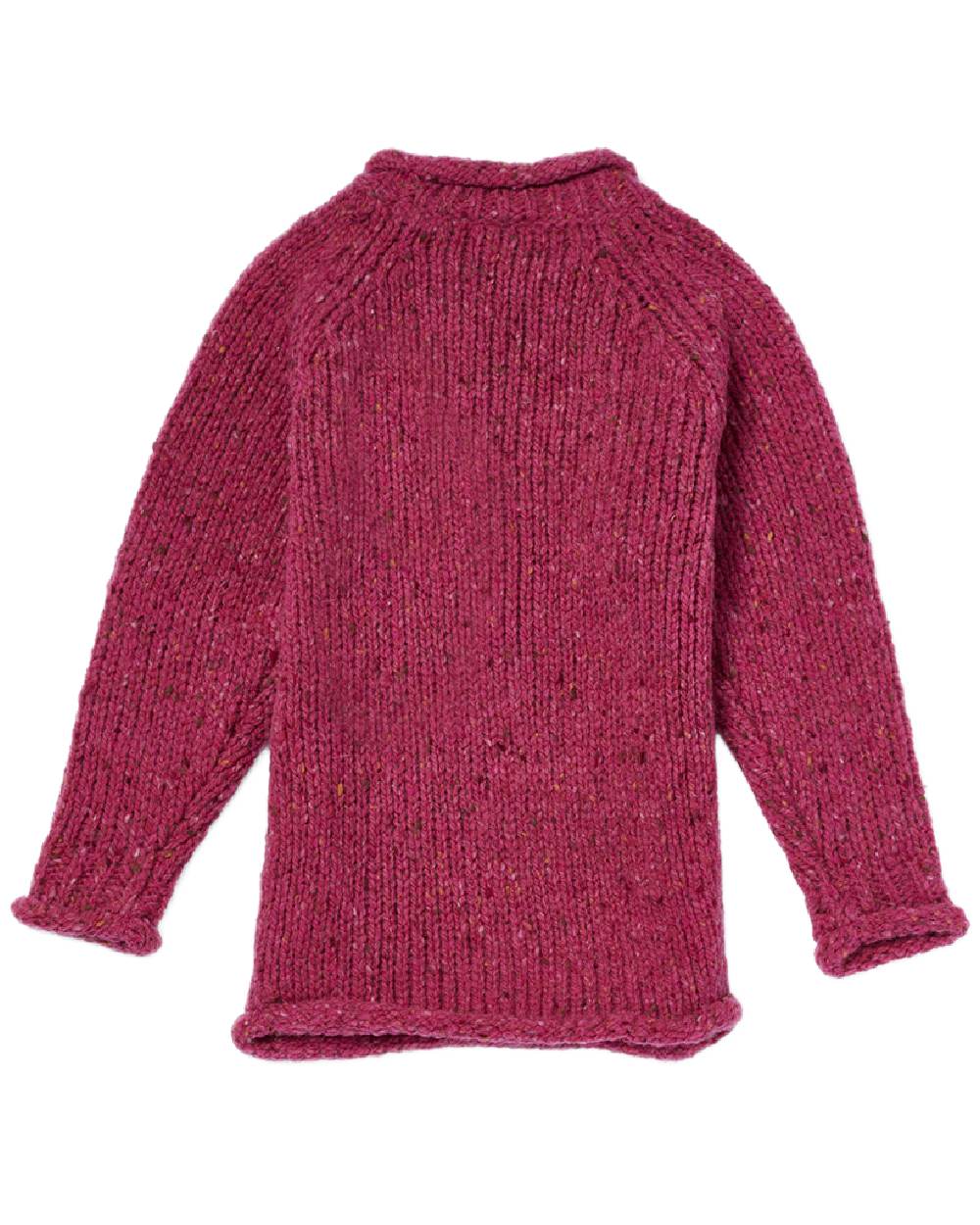 Aran Childrens Roll Neck Raglan Crew Sweater - Image 6