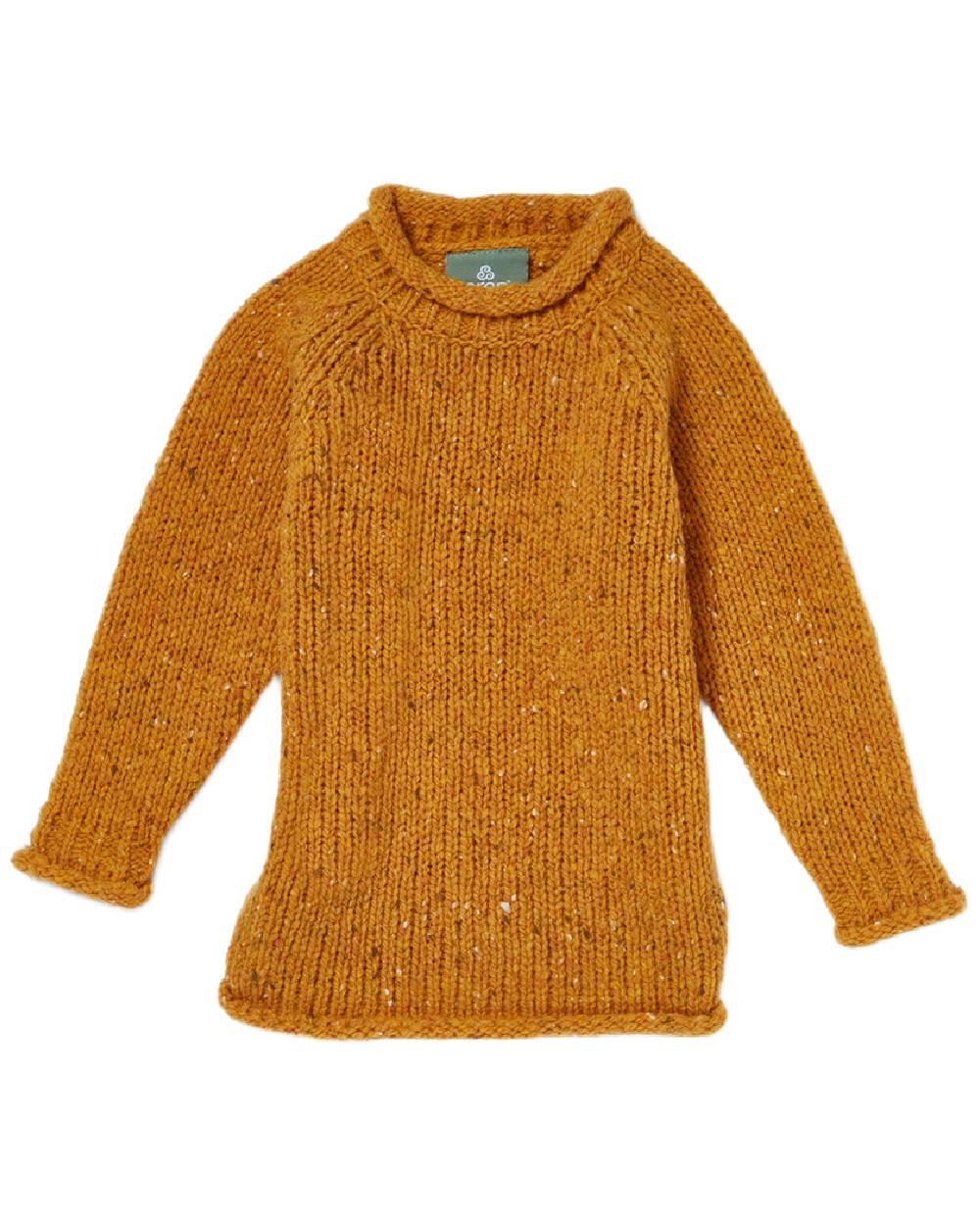 Aran Childrens Roll Neck Raglan Crew Sweater - Image 7