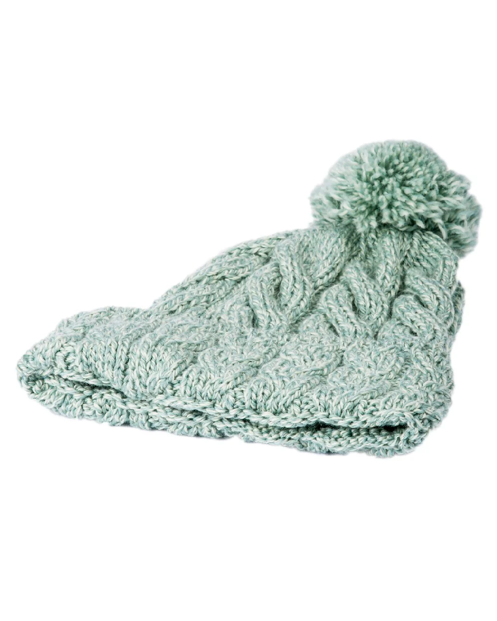 Aran Chunky Knit Bobble Hat - Image 19