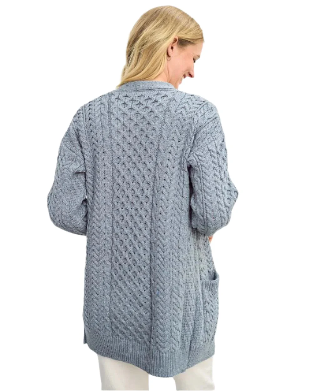 Aran Delphi Boyfriend Cardigan - Image 4