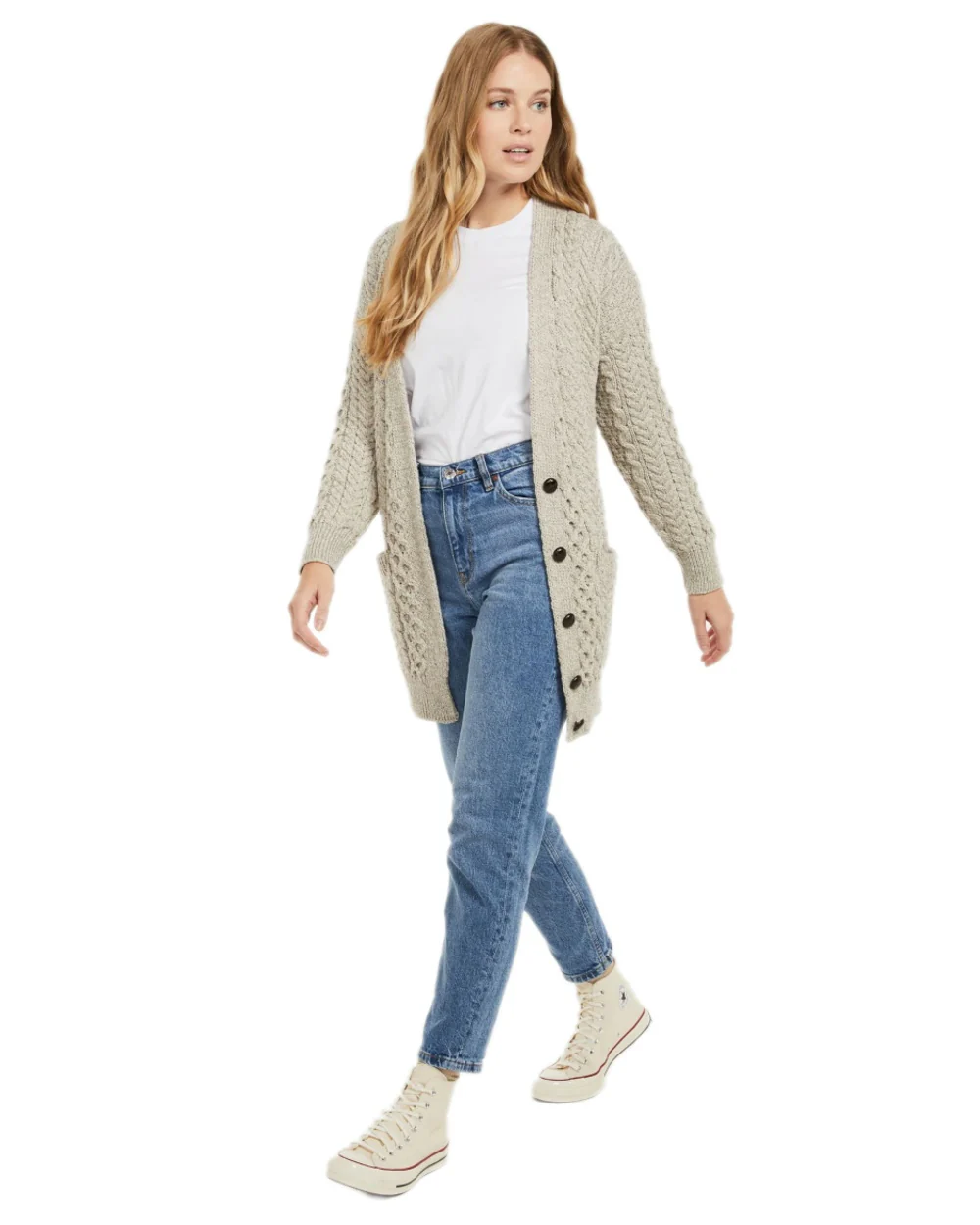 Aran Delphi Boyfriend Cardigan - Image 5