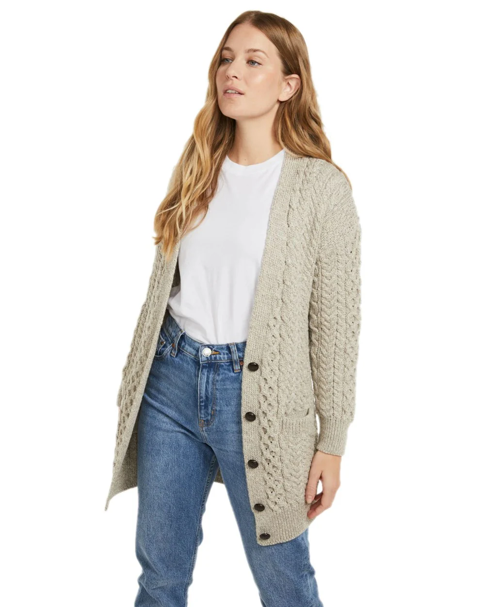 Aran Delphi Boyfriend Cardigan - Image 6