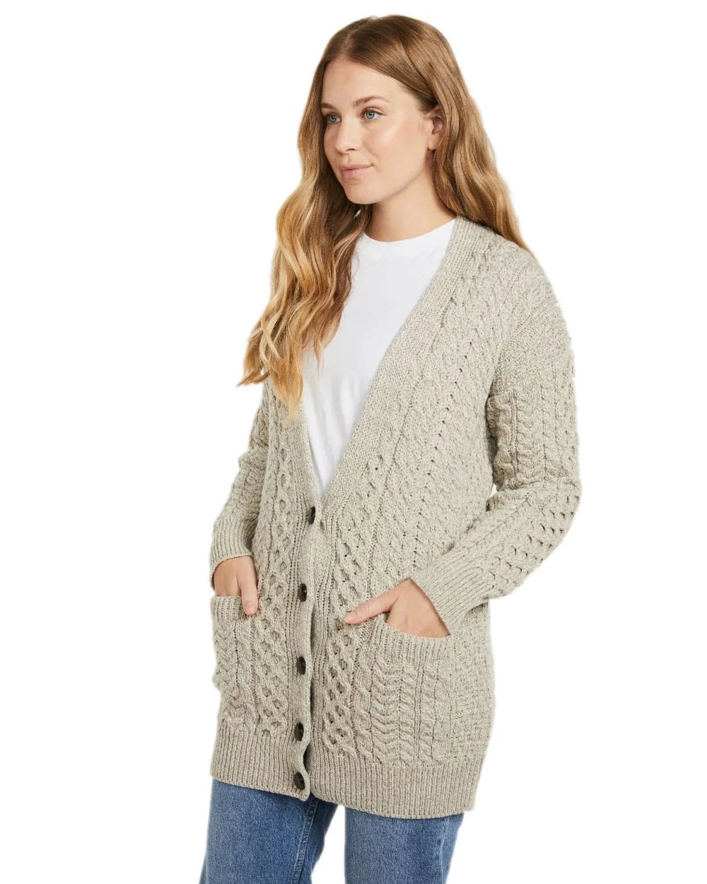 Aran Delphi Boyfriend Cardigan - Image 8