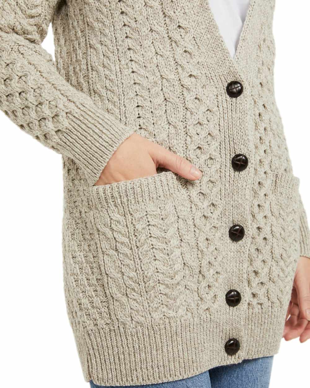 Aran Delphi Boyfriend Cardigan - Image 9