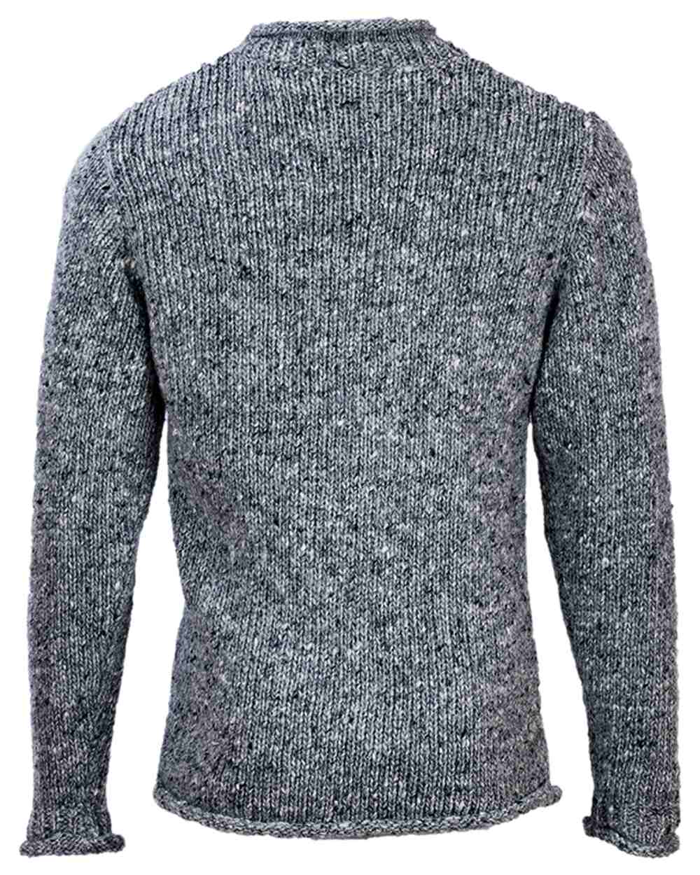 Aran Donegal Wool Crew Neck Sweater - Image 22