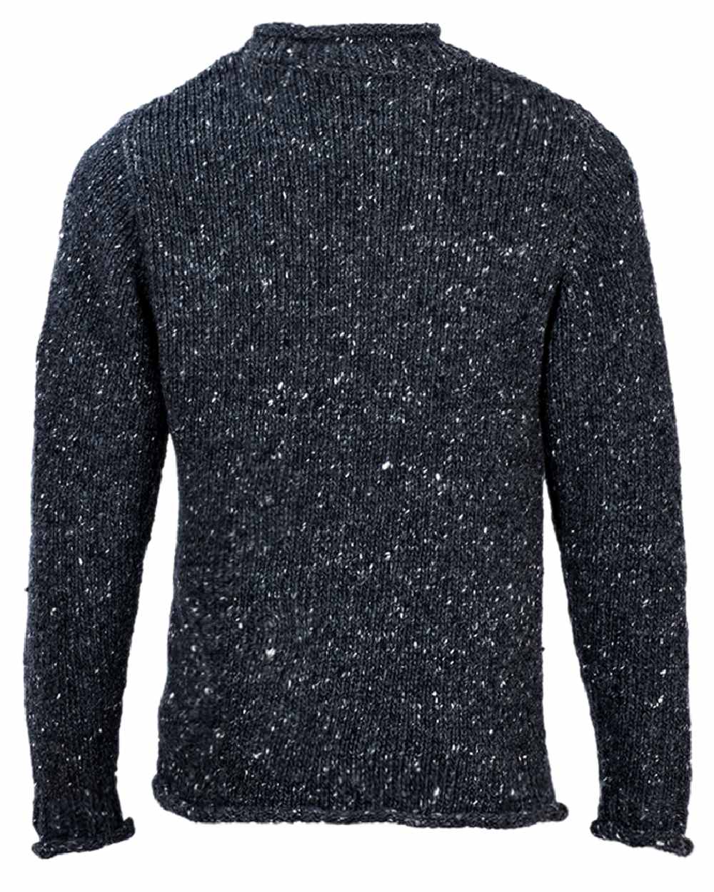 Aran Donegal Wool Crew Neck Sweater - Image 9