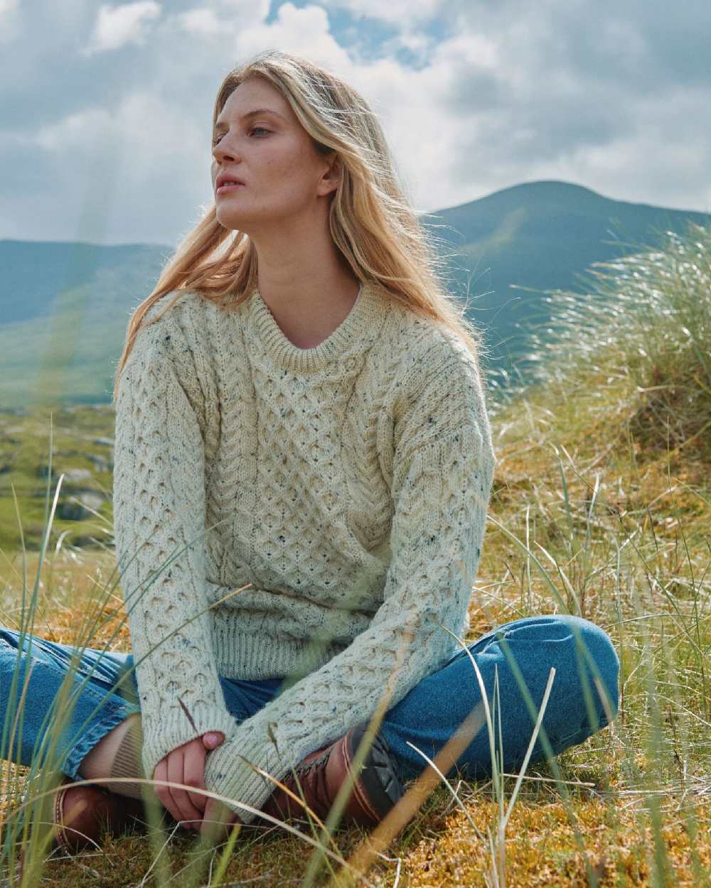 Aran Inishbofin Traditional Sweater - Image 18