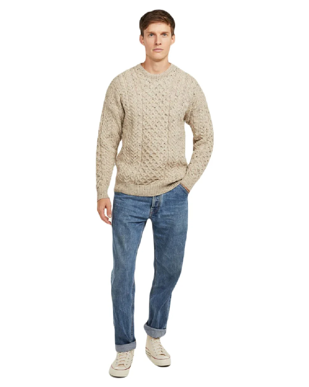 Aran Inishbofin Traditional Sweater - Image 6