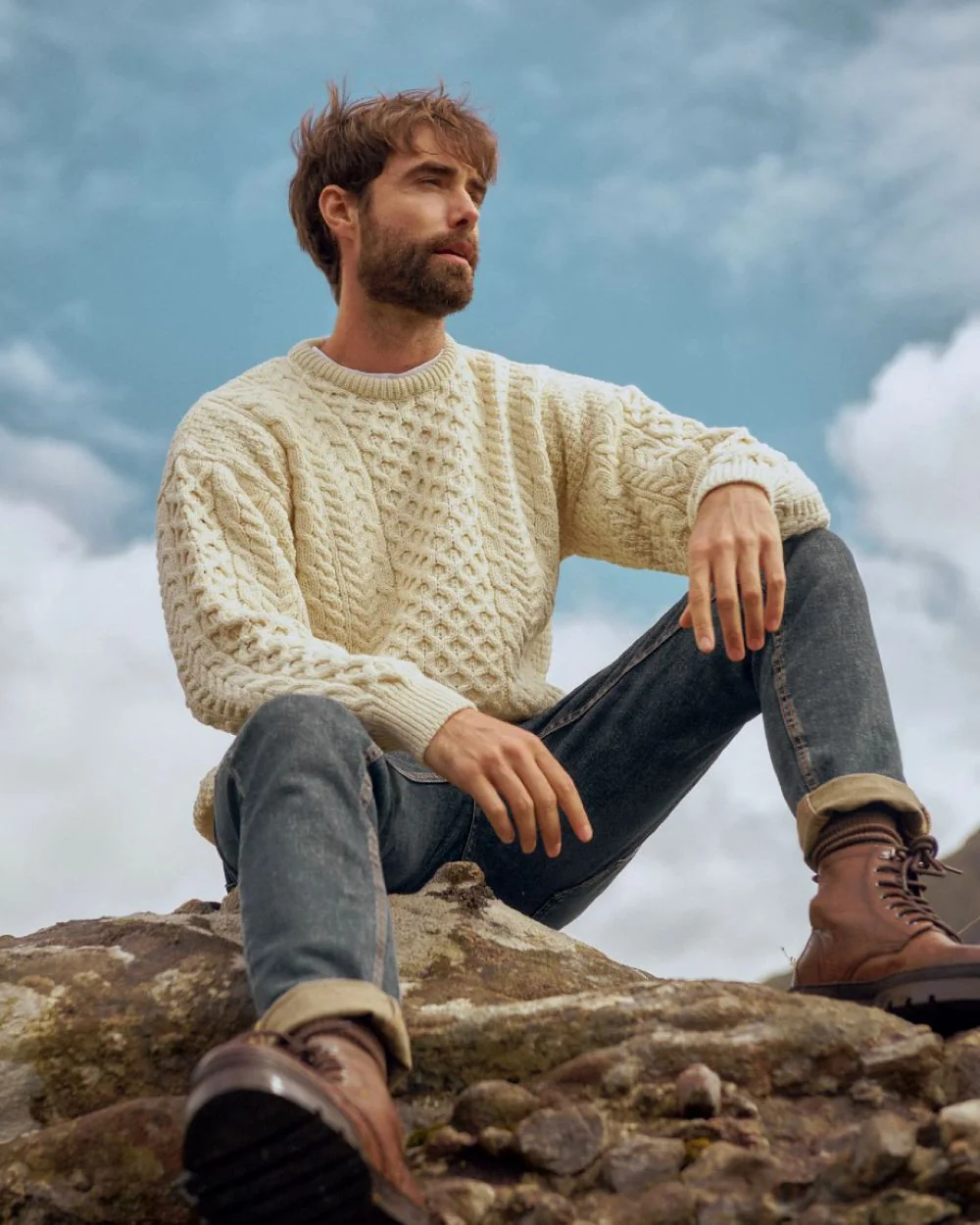 Aran Inisheer Traditional Sweater - Image 36