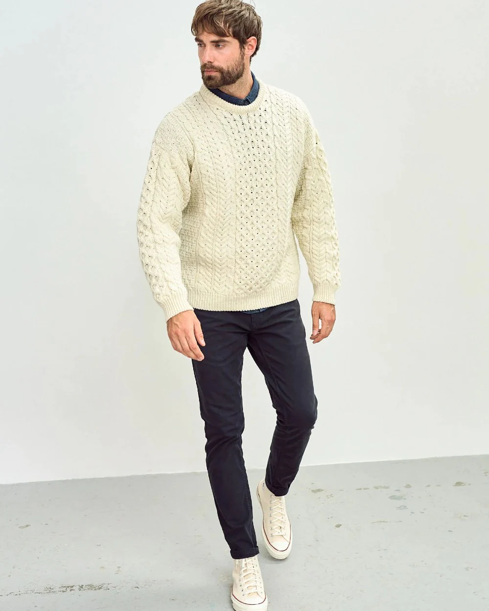 Aran Inisheer Traditional Sweater - Image 41