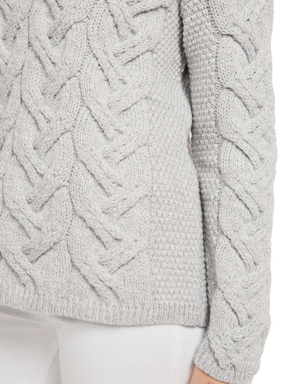 Aran Kinsale Womens Cable Sweater - Image 8