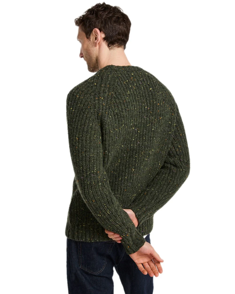 Aran Mens Killykeen Fisherman Ribbed Crew - Image 14