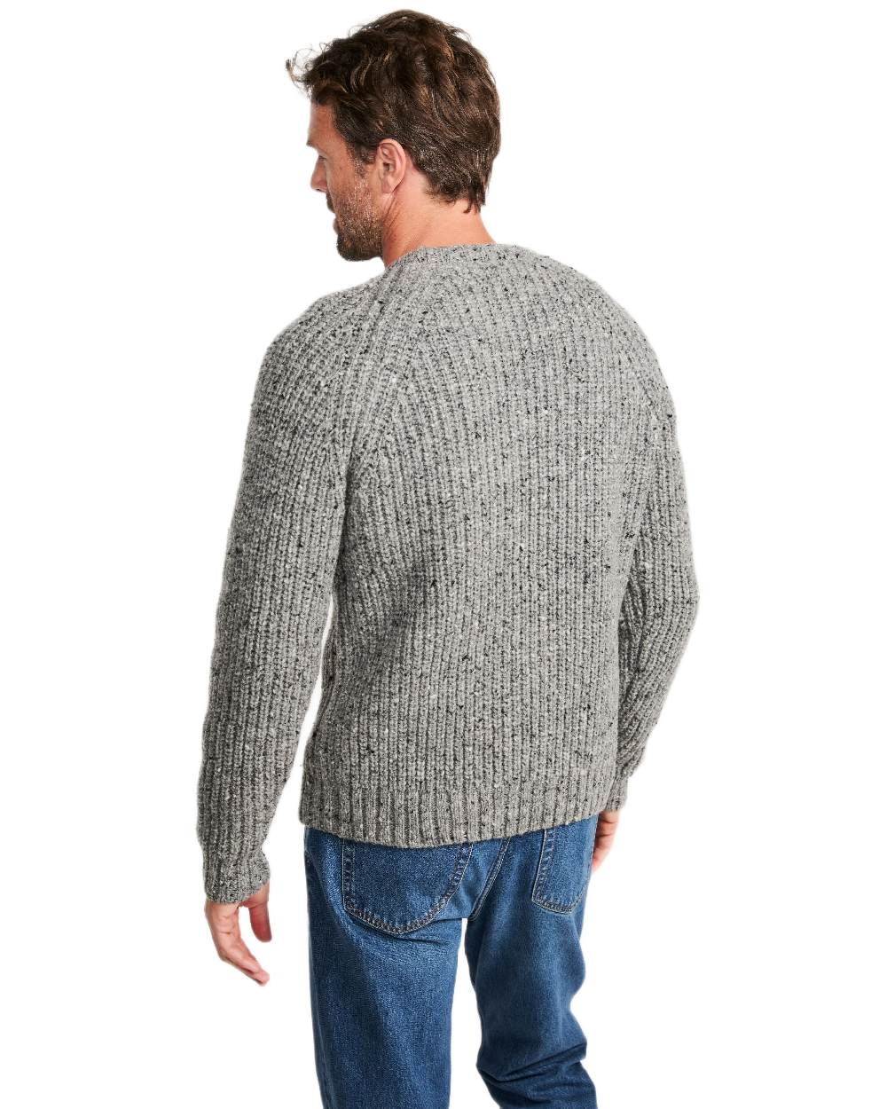 Aran Mens Killykeen Fisherman Ribbed Crew - Image 19