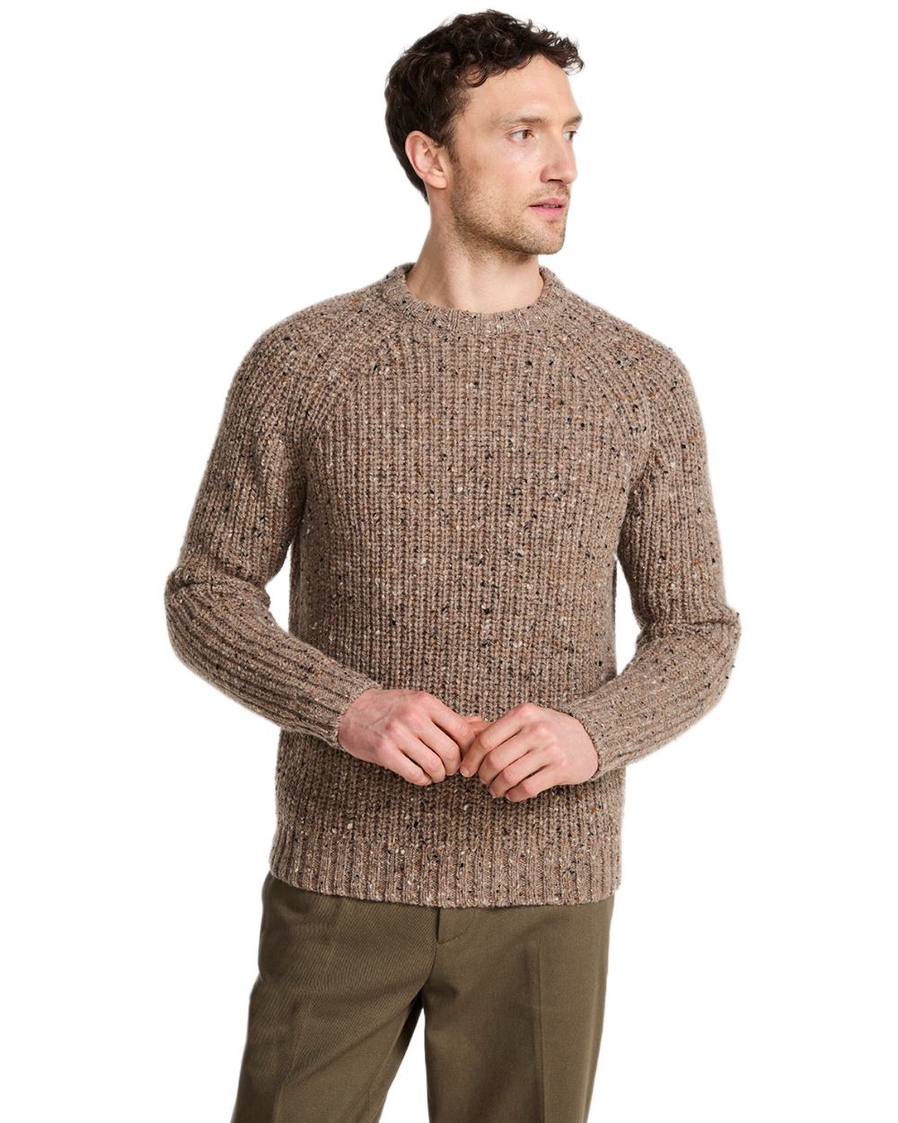 Aran Mens Killykeen Fisherman Ribbed Crew - Image 20