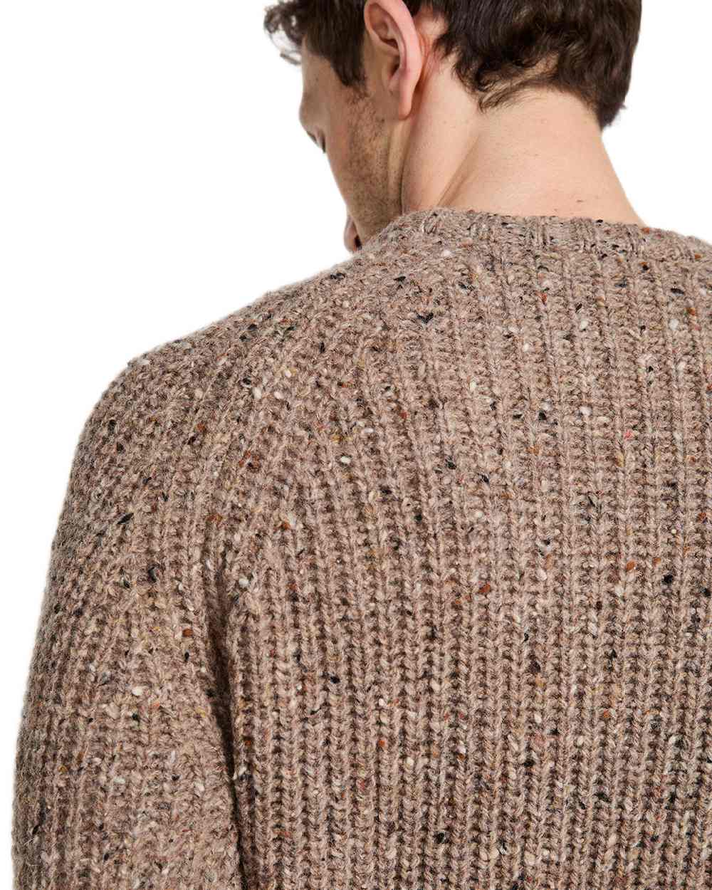 Aran Mens Killykeen Fisherman Ribbed Crew - Image 22