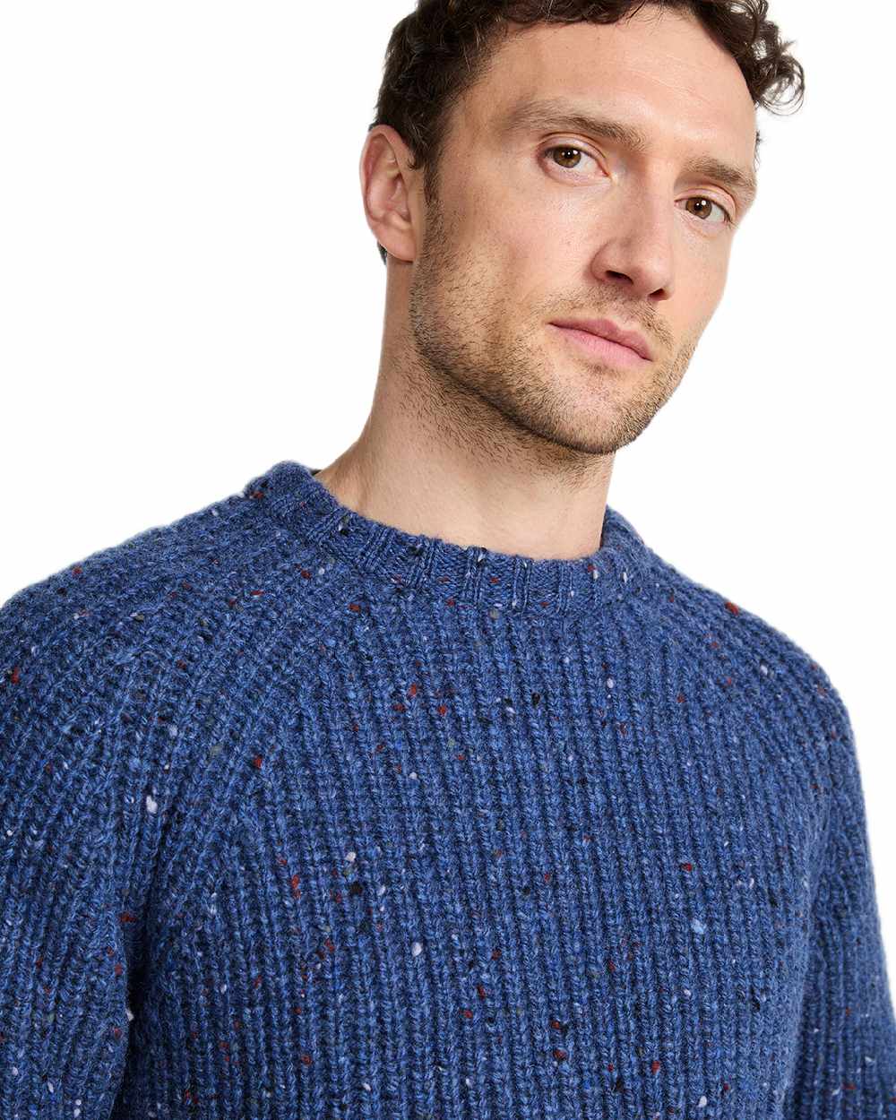 Aran Mens Killykeen Fisherman Ribbed Crew - Image 8