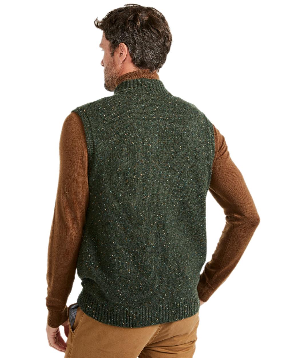 Aran Mens Rossport Nepped Gilet - Image 9