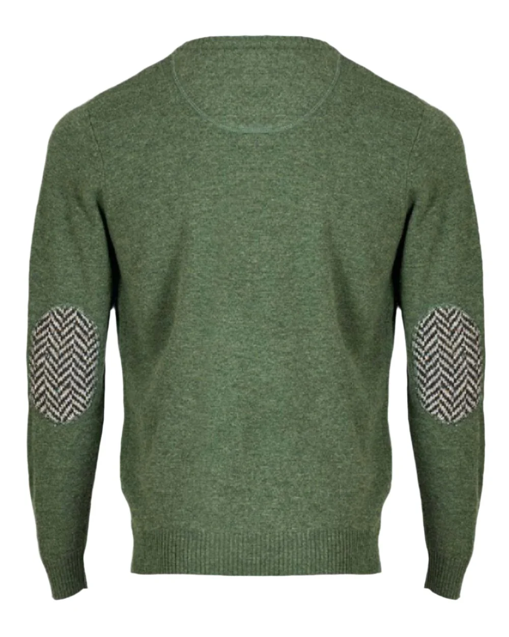 Aran Merino Wool Crew Neck Sweater - Image 5