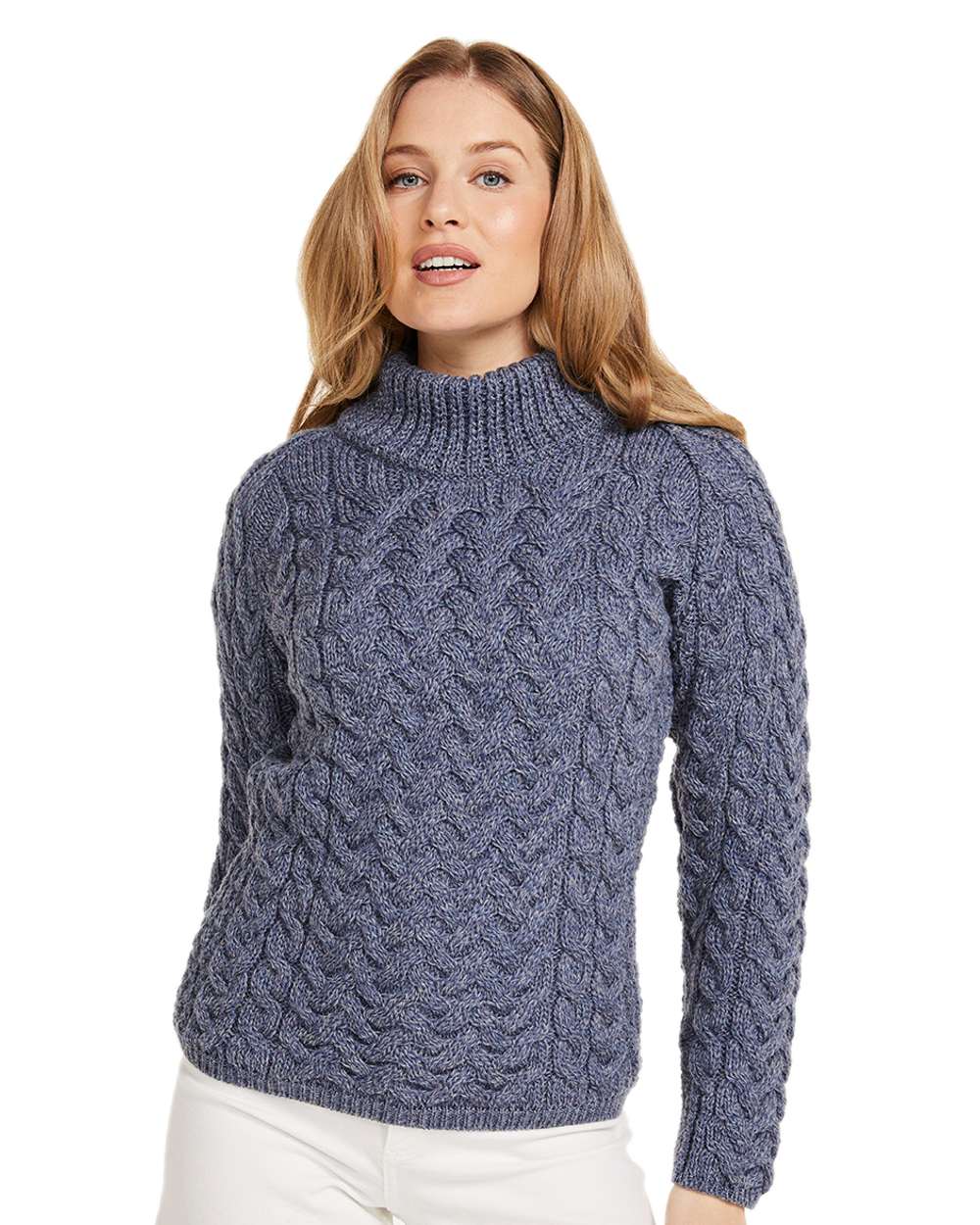 Aran Knightstown Womens Crew Neck Sweater - Image 10